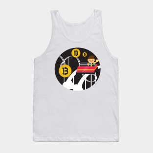Funny Bitcoin Currency Rollercoaster Hodl Bitcoin Tank Top